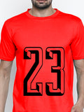 Blacksmith Number 23 Round Neck Printed T-shirt for Men - Tshirt for Men.