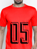 Blacksmith Number 05 Round Neck Printed T-shirt for Men - Tshirt for Men.