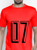 Blacksmith Number 07 Round Neck Printed T-shirt for Men - Tshirt for Men.