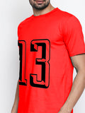 Blacksmith Number 13 Round Neck Printed T-shirt for Men - Tshirt for Men.