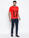 Blacksmith Number 17 Round Neck Printed T-shirt for Men - Tshirt for Men.