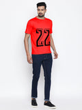 Blacksmith Number 22 Round Neck Printed T-shirt for Men - Tshirt for Men.