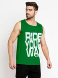 Blacksmith Ride Your Way Cotton Printed Sando For Men - Gym Sando For Men.