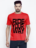 Blacksmith | Blacksmith Fashion | Blacksmith Red 100% Soft Cotton Round Neck Printed T-shirt for Men