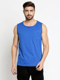 Blacksmith Royal Blue Cotton Plain Sando For Men - Sando For Men.