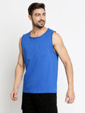 Blacksmith Royal Blue Cotton Plain Sando For Men - Sando For Men.