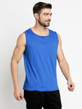 Blacksmith Royal Blue Cotton Plain Sando For Men - Sando For Men.