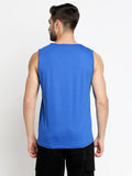 Blacksmith Royal Blue Cotton Plain Sando For Men - Sando For Men.