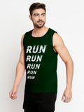 Blacksmith Run Run Cotton Printed Sando For Men - Gym Sando For Men.