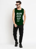 Blacksmith Run Run Cotton Printed Sando For Men - Gym Sando For Men.