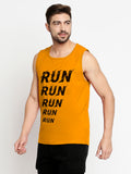 Blacksmith Run Run Cotton Printed Sando For Men - Gym Sando For Men.