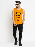 Blacksmith Run Run Cotton Printed Sando For Men - Gym Sando For Men.