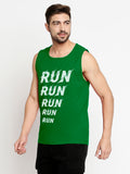 Blacksmith Run Run Cotton Printed Sando For Men - Gym Sando For Men.