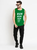 Blacksmith Run Run Cotton Printed Sando For Men - Gym Sando For Men.