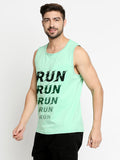 Blacksmith Run Run Cotton Printed Sando For Men - Gym Sando For Men.