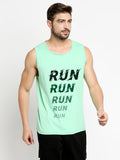 Blacksmith Run Run Cotton Printed Sando For Men - Gym Sando For Men.