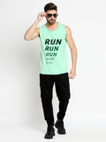 Blacksmith Run Run Cotton Printed Sando For Men - Gym Sando For Men.