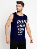 Blacksmith Run Run Cotton Printed Sando For Men - Gym Sando For Men.