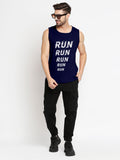 Blacksmith Run Run Cotton Printed Sando For Men - Gym Sando For Men.