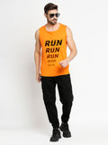 Blacksmith Run Run Cotton Printed Sando For Men - Gym Sando For Men.