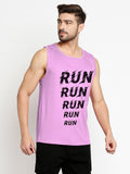 Blacksmith Run Run Cotton Printed Sando For Men - Gym Sando For Men.