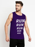 Blacksmith Run Run Cotton Printed Sando For Men - Gym Sando For Men.