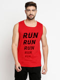 Blacksmith Run Run Cotton Printed Sando For Men - Gym Sando For Men.