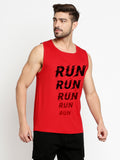 Blacksmith Run Run Cotton Printed Sando For Men - Gym Sando For Men.