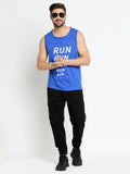 Blacksmith Run Run Cotton Printed Sando For Men - Gym Sando For Men.