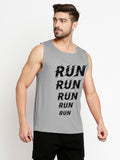 Blacksmith Run Run Cotton Printed Sando For Men - Gym Sando For Men.