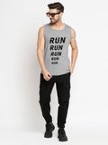 Blacksmith Run Run Cotton Printed Sando For Men - Gym Sando For Men.