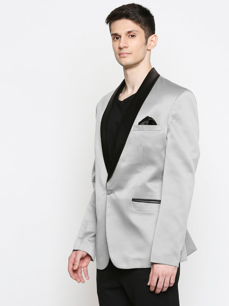 Blacksmith | Blacksmith Fashion | Blacksmith Silver Tuxedo for Men | Blacksmith Blazer 