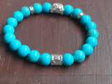 Blacksmith Turquoise Lion Bracelet for Women & Men- Turquoise Bracelet