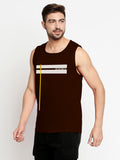 Blacksmith Stripe Cotton Printed Sando For Men - Gym Sando For Men.