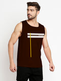 Blacksmith Stripe Cotton Printed Sando For Men - Gym Sando For Men.