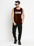 Blacksmith Stripe Cotton Printed Sando For Men - Gym Sando For Men.