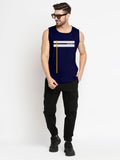 Blacksmith Stripe Cotton Printed Sando For Men - Gym Sando For Men.