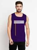 Blacksmith Stripe Cotton Printed Sando For Men - Gym Sando For Men.