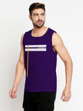 Blacksmith Stripe Cotton Printed Sando For Men - Gym Sando For Men.