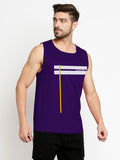 Blacksmith Stripe Cotton Printed Sando For Men - Gym Sando For Men.