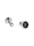 Blacksmith  F Alphabet Cufflink for Men - Fashion Accessories for Blazer , Tuxedo ,Waist Coat And Shirt.