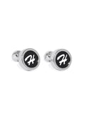 Blacksmith H Alphabet Cufflink for Men - Fashion Accessories for Blazer , Tuxedo ,Waist Coat And Shirt