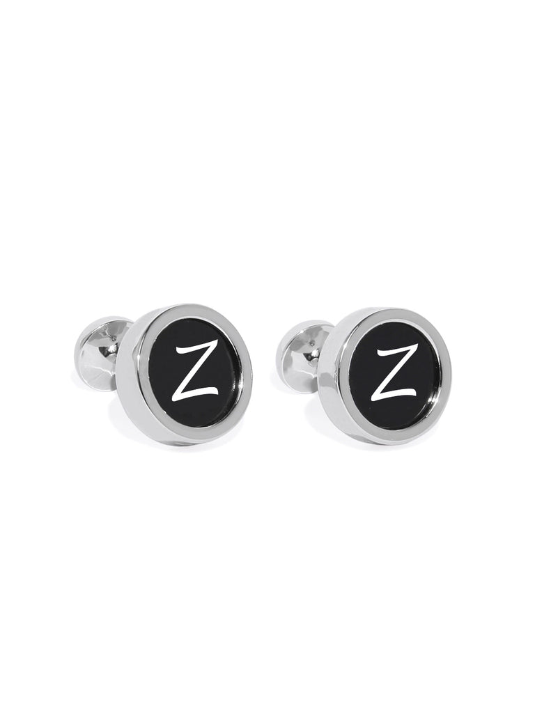 Blacksmith Z Alphabet Cufflink for Men - Fashion Accessories for Blazer , Tuxedo ,Waist Coat And Shirt
