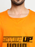 Blacksmith Step Up Your Game Cotton Printed Sando For Men - Gym Sando For Men.