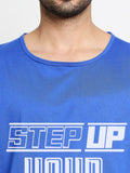 Blacksmith Step Up Your Game Cotton Printed Sando For Men - Gym Sando For Men.