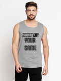 Blacksmith Step Up Your Game Cotton Printed Sando For Men - Gym Sando For Men.