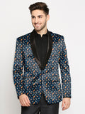 Blacksmith | Blacksmith Fashion | Blacksmith Tiny Rocket Printed Tuxedo For Men | Blacksmith suit for men.