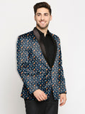 Blacksmith | Blacksmith Fashion | Blacksmith Tiny Rocket Printed Tuxedo For Men | Blacksmith suit for men.