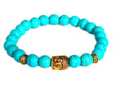 Blacksmith Turquoise Buddha Bracelet for Women & Men- Turquoise Bracelet