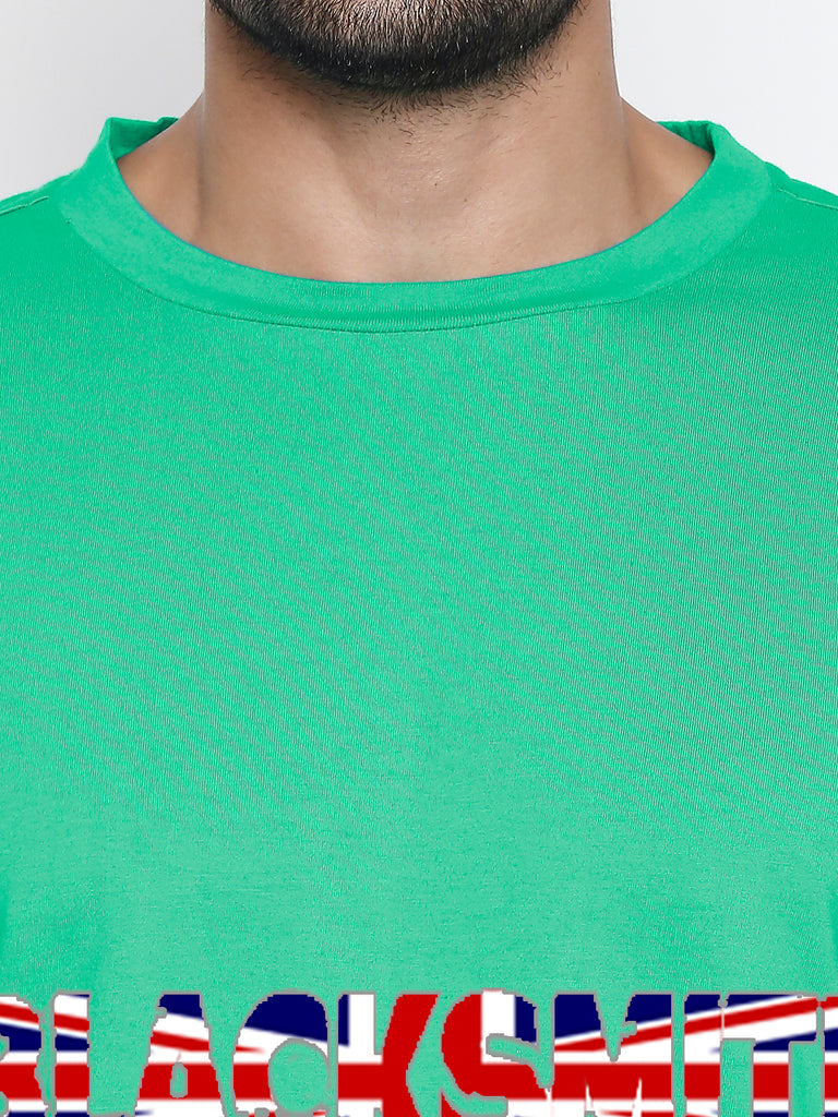 Blacksmith | Blacksmith Fashion | Blacksmith Mint 100% Soft Cotton Round Neck Printed T-shirt for Men